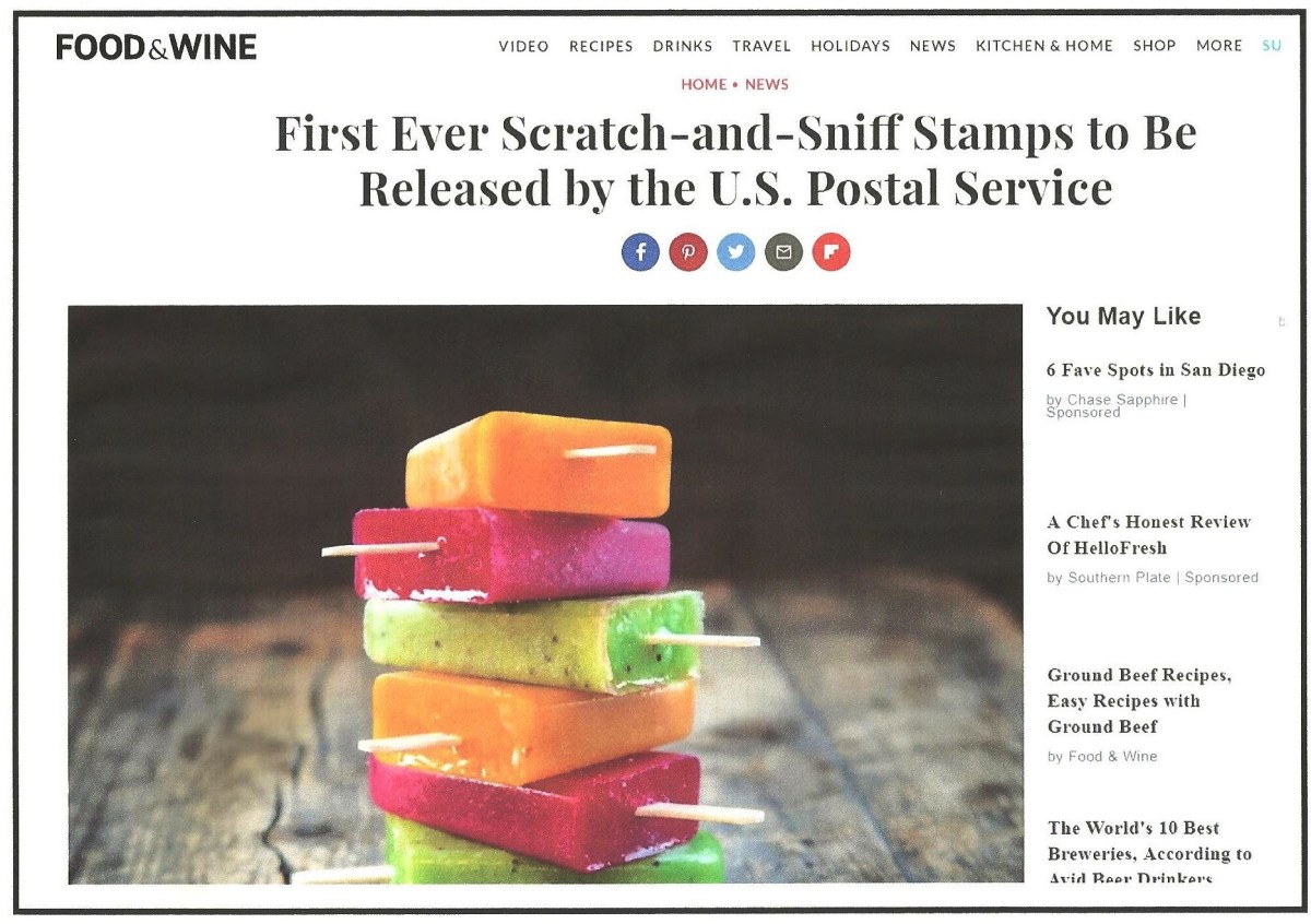 Coming June 20:   Stop And Smell&nbsp;The…Er…Stamps?