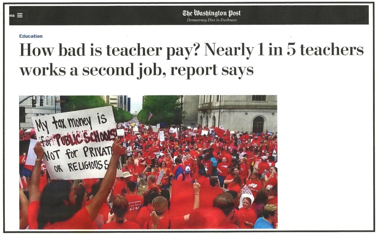 We Pay People More To Entertain Us – Than To Educate&nbsp;Us