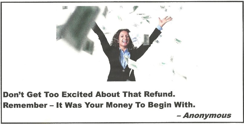 Wow!!!  I’m Getting A&nbsp;Refund!!!