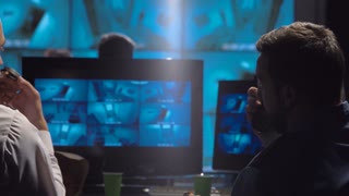 watching security cameras