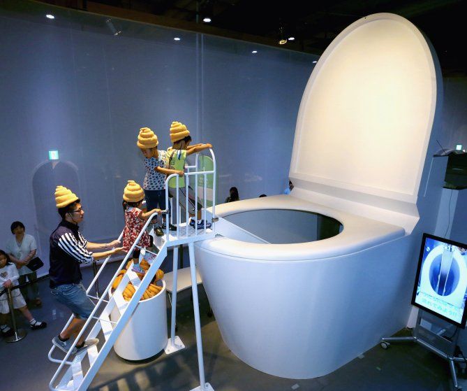 giant toilet