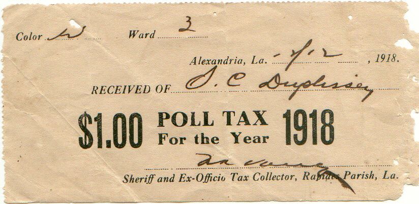 poll tax_1918