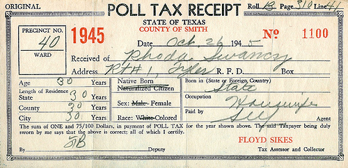 poll tax_1945