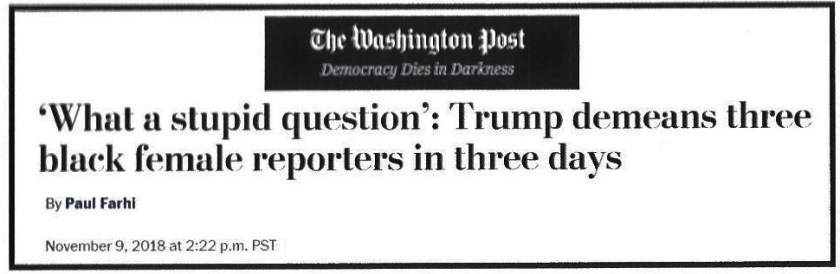 Insults Black Female Reporters (2)