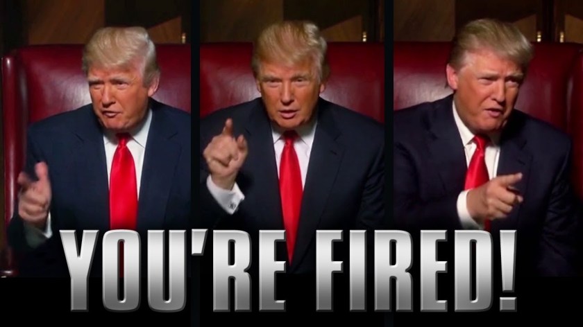 you're fired