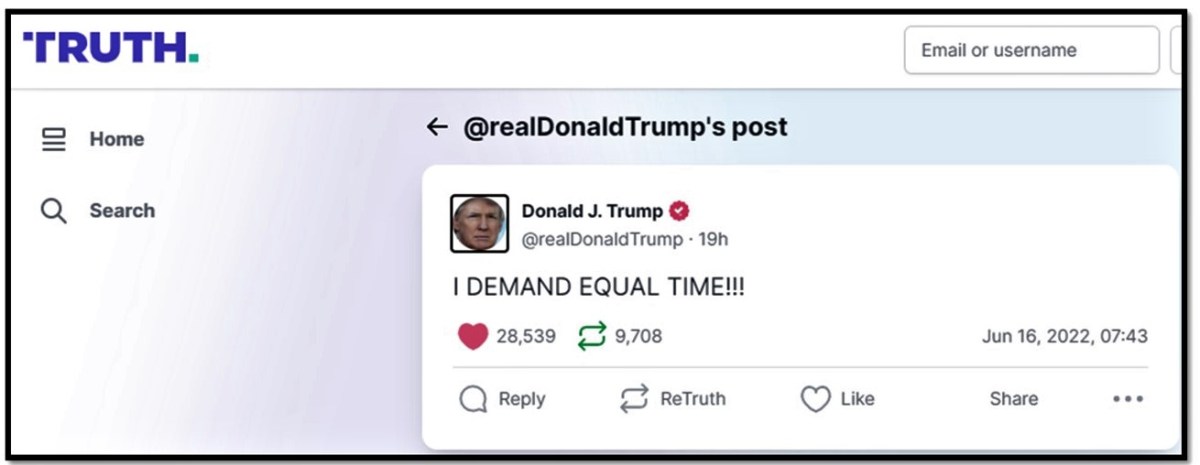 Trump Wants “Equal Time” And I Want Him To Have&nbsp;It: