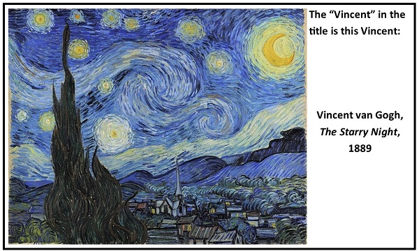Vincent, I Hope You’re Smiling – Perhaps A Bit Smugly – About&nbsp;This